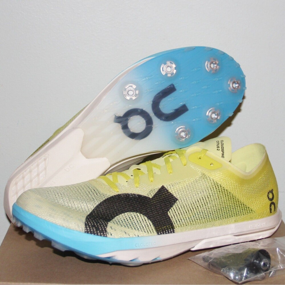 On Cloudspike Citius 2 Track Racing Spikes Mens 9.5 Limelight White